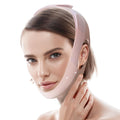 Transform Your Look Overnight with Our Reusable Jawline Shaper Chin Strap - Experience the Comfort of Breathable Cooling Fabric for a Defined V-Line Contour