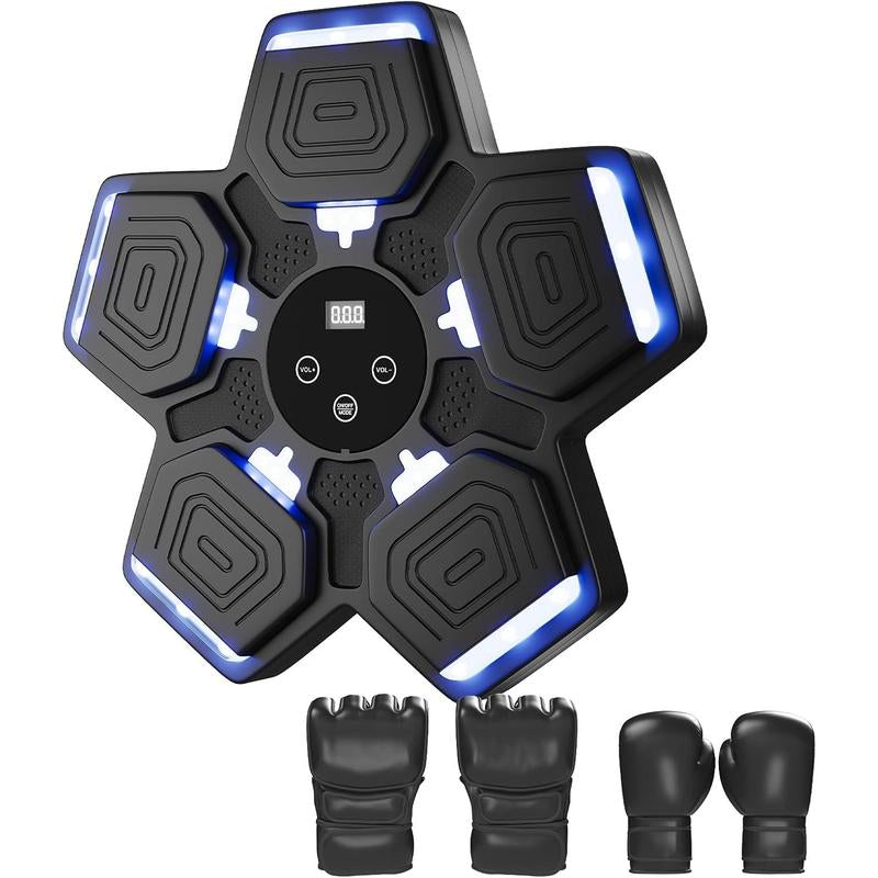 Professional Boxing Training Machine with Bluetooth Connectivity, Adjustable Speeds and Modes, Includes Boxing Gloves