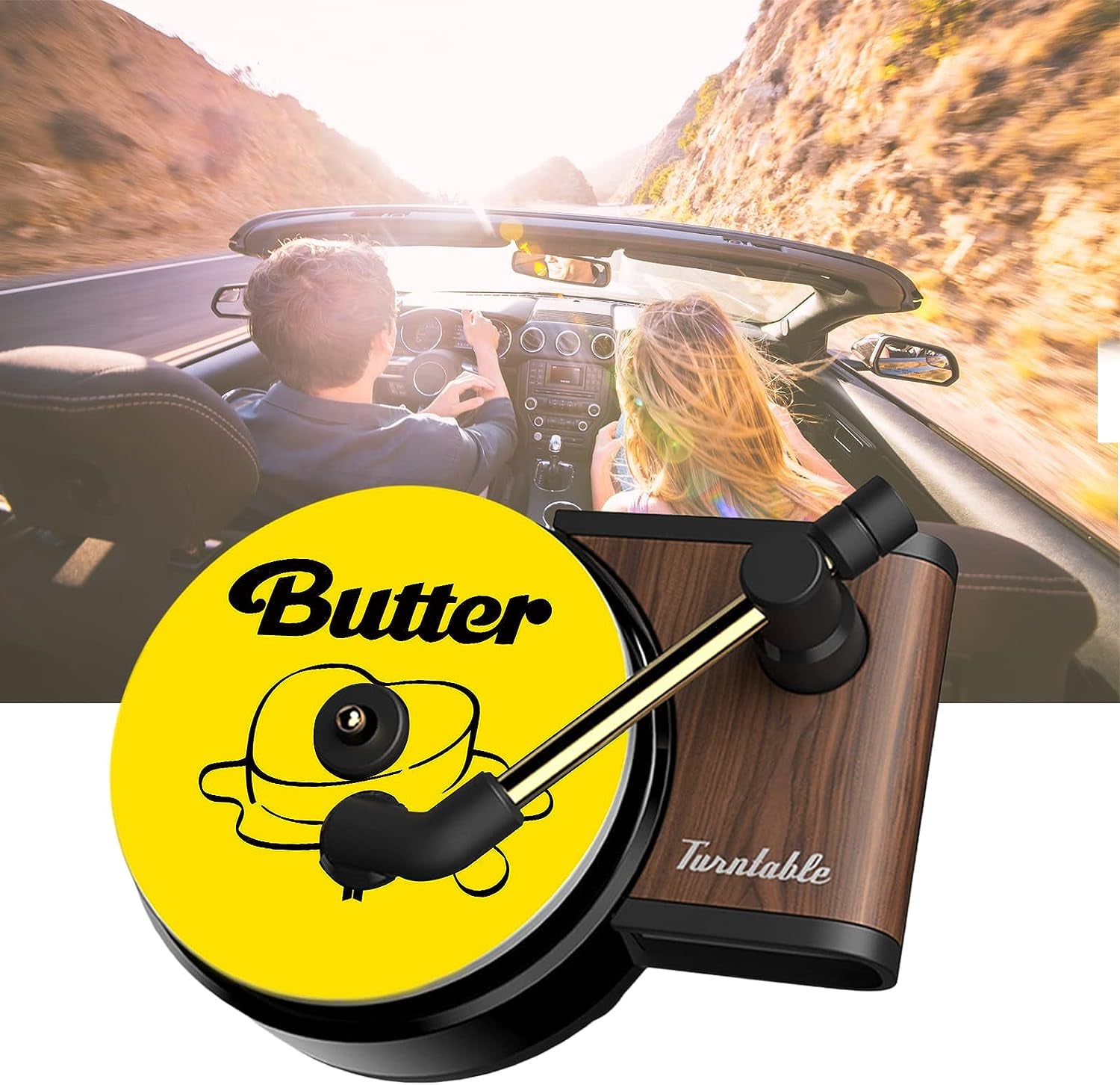 Stylish BTSS Car Vent Clip Aromatherapy Diffuser - Turntable Design Air Freshener (Pink, Set of 3) X-Max gift