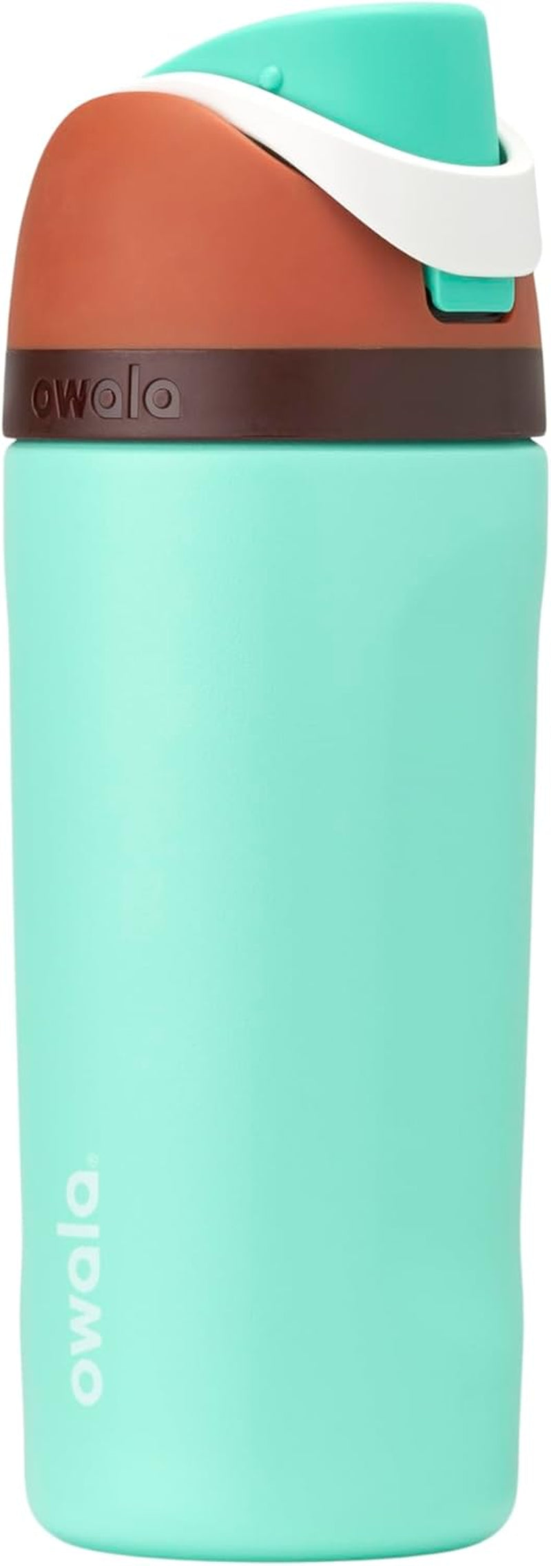 Freesip 24 Oz Insulated Stainless Steel Water Bottle with Straw - BPA-Free Sports Bottle for Travel in Denim