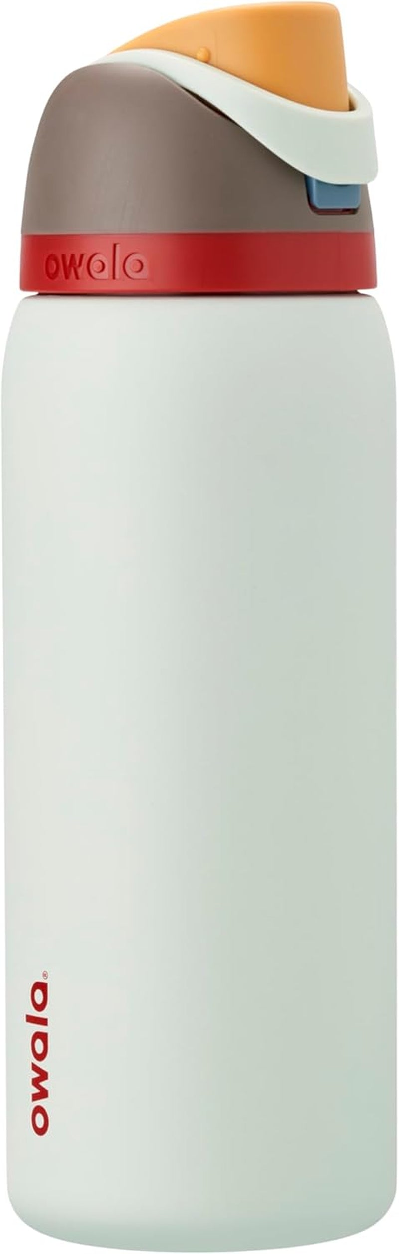 Freesip 24 Oz Insulated Stainless Steel Water Bottle with Straw - BPA-Free Sports Bottle for Travel in Denim