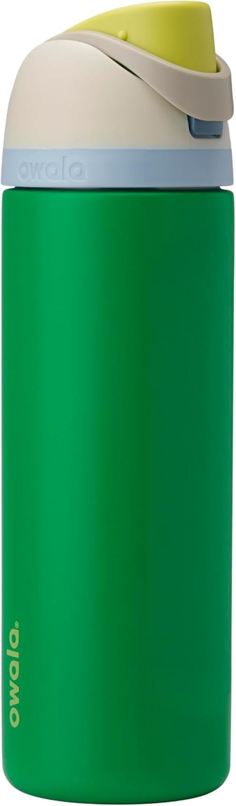 Freesip 24 Oz Insulated Stainless Steel Water Bottle with Straw - BPA-Free Sports Bottle for Travel in Denim