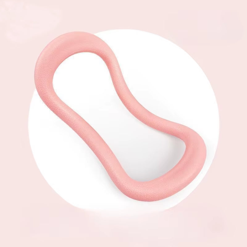 Open Shoulder and Beautiful Back Yoga Ring Fitness Stretching and Relaxation Soft Fascia Stretching Ring Fitness Ring