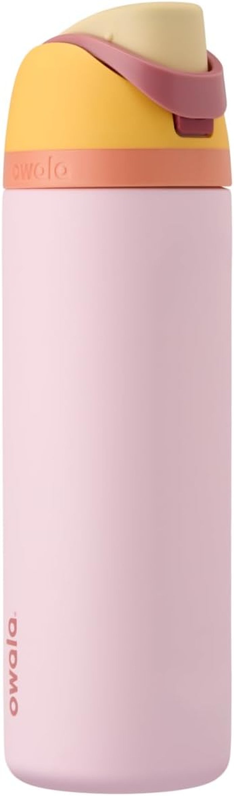Freesip 24 Oz Insulated Stainless Steel Water Bottle with Straw - BPA-Free Sports Bottle for Travel in Denim