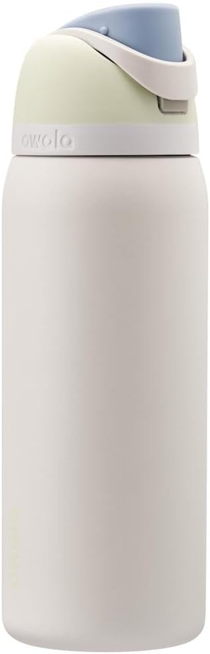 Freesip 24 Oz Insulated Stainless Steel Water Bottle with Straw - BPA-Free Sports Bottle for Travel in Denim