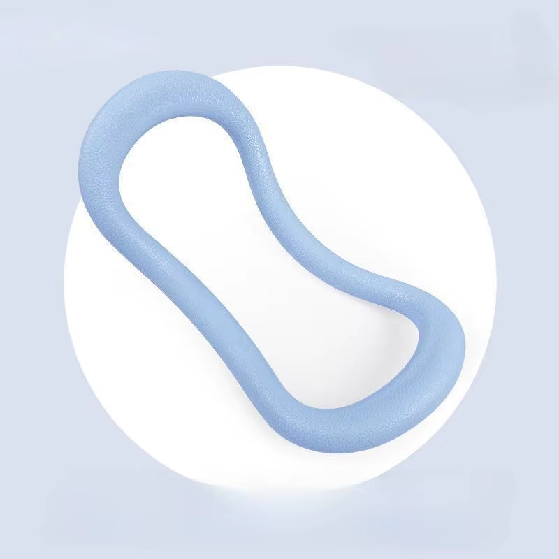 Open Shoulder and Beautiful Back Yoga Ring Fitness Stretching and Relaxation Soft Fascia Stretching Ring Fitness Ring