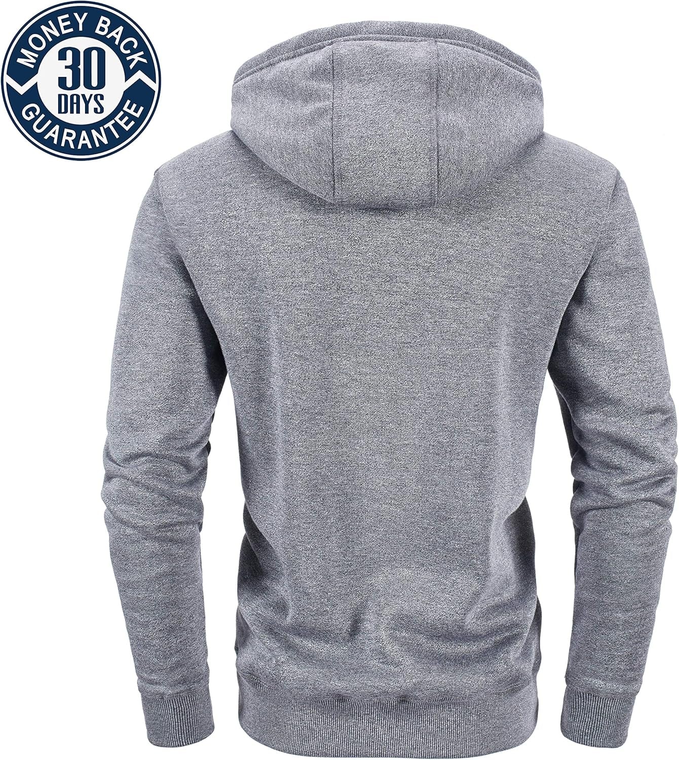 Men'S Full Zip Fleece Hoodie Zippered Color Block Hooded Slim Fit Long Sleeve Lightweight Sweatshirt