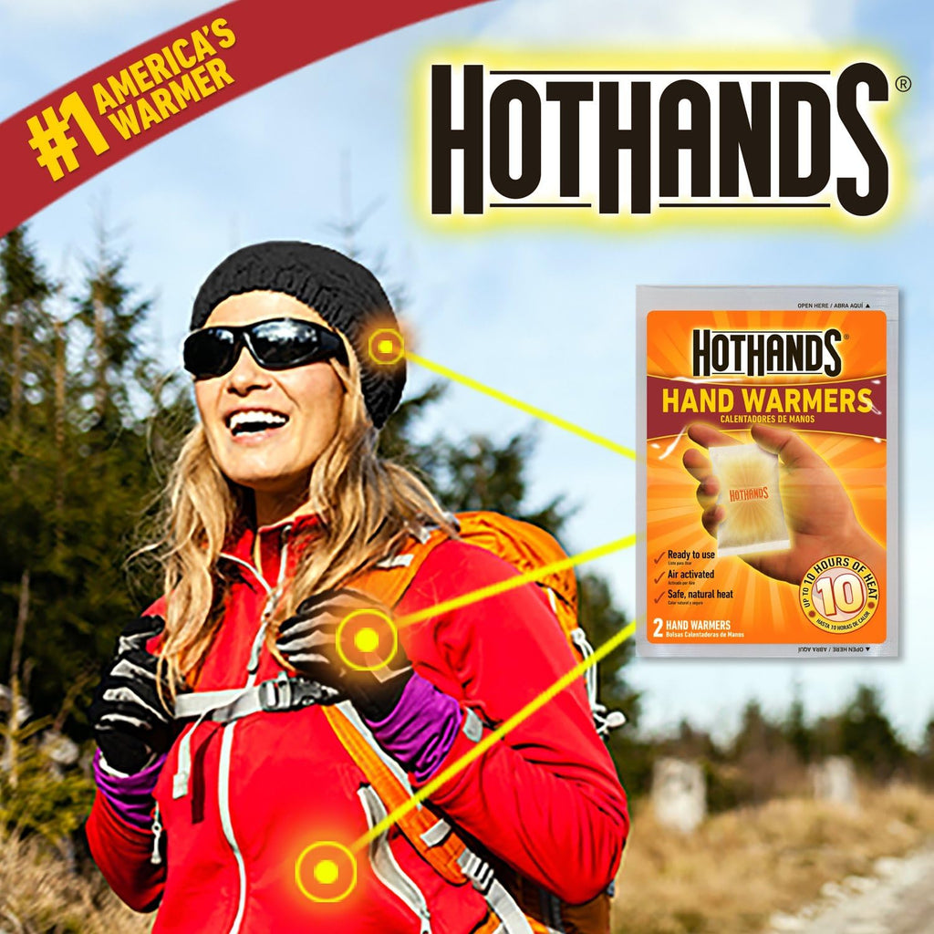 Experience Lasting Warmth with Our 40 Pair Hand Warmers - Safe, Natural, and Odorless Heat for All Your Outdoor Adventures!