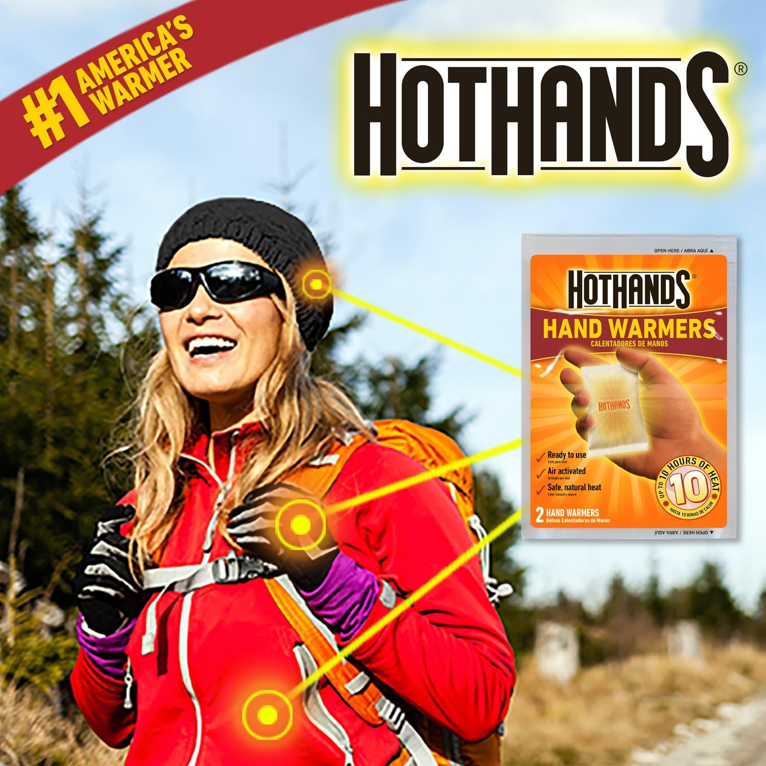 Experience Lasting Warmth with Our 40 Pair Hand Warmers - Safe, Natural, and Odorless Heat for All Your Outdoor Adventures!