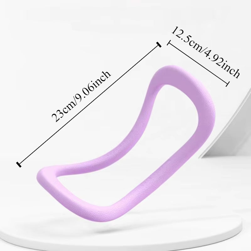 Open Shoulder and Beautiful Back Yoga Ring Fitness Stretching and Relaxation Soft Fascia Stretching Ring Fitness Ring