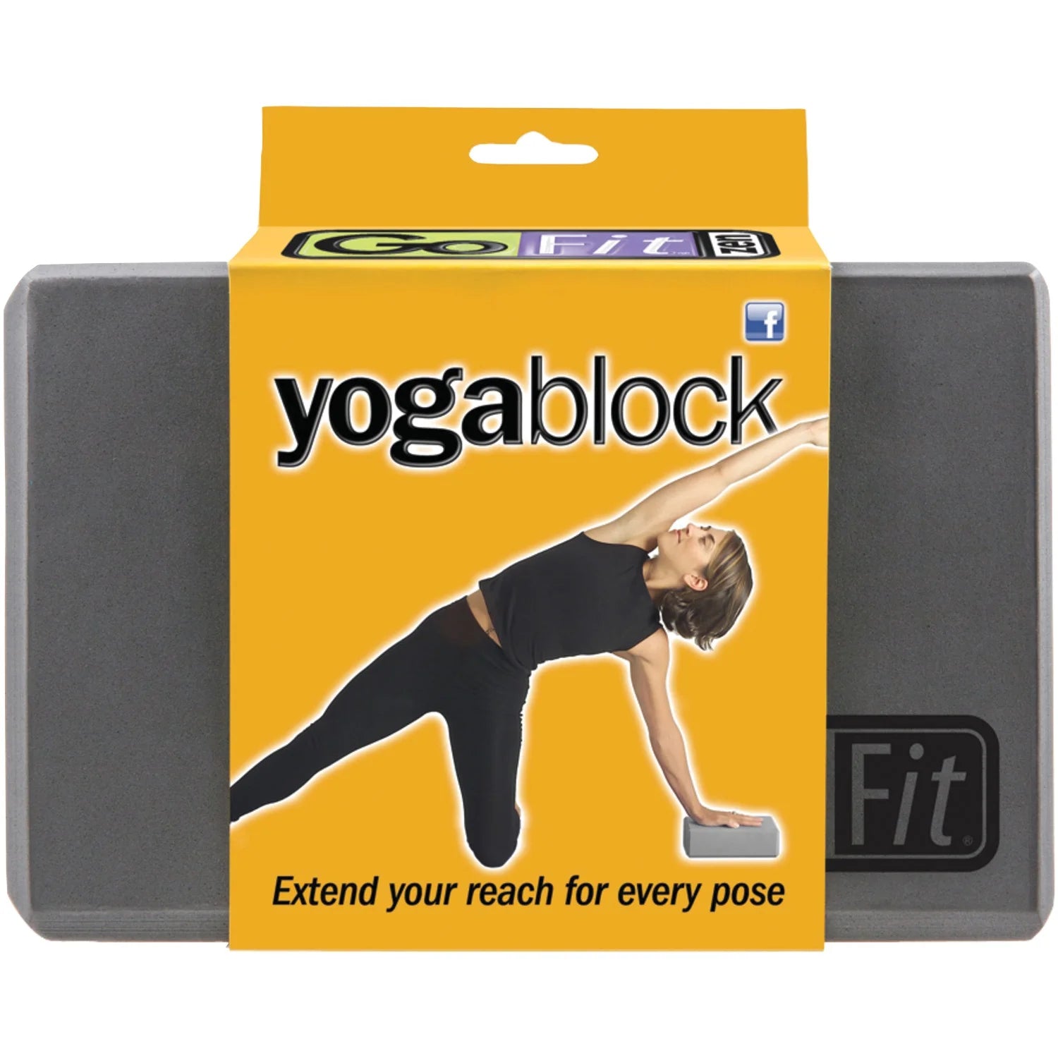 GF-YOGA Yoga Mat with Yoga Position Poster & GF-YB-GY Yoga Block