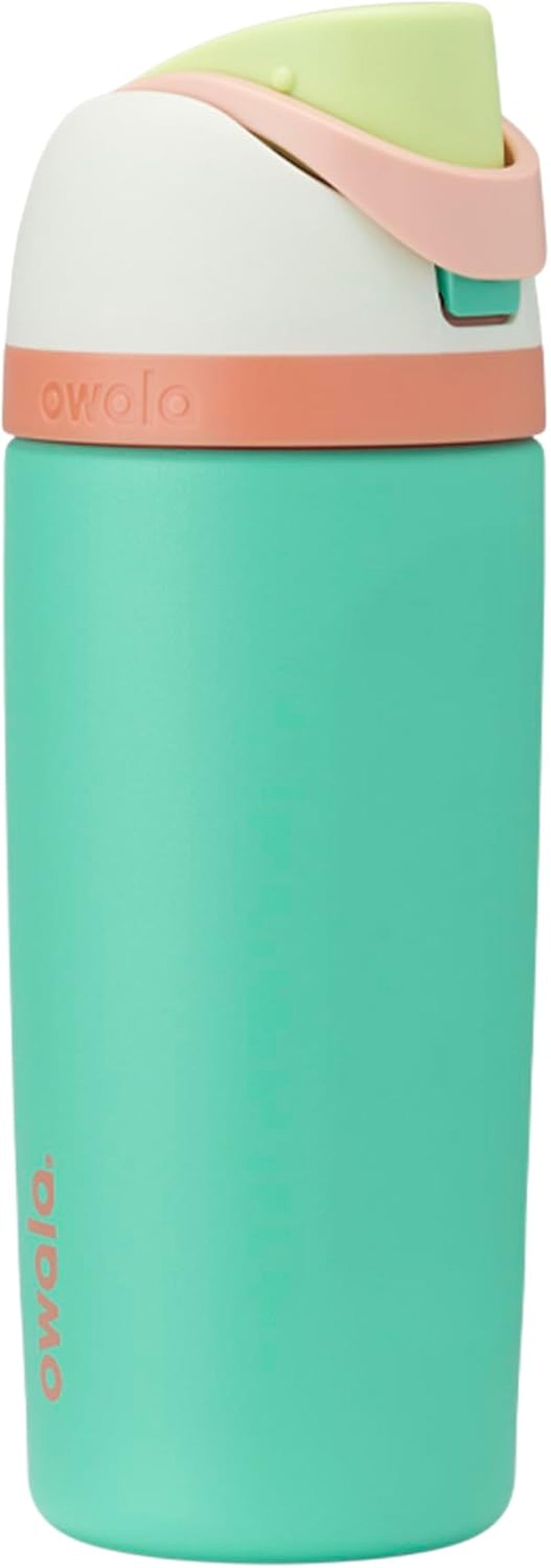 Freesip 24 Oz Insulated Stainless Steel Water Bottle with Straw - BPA-Free Sports Bottle for Travel in Denim