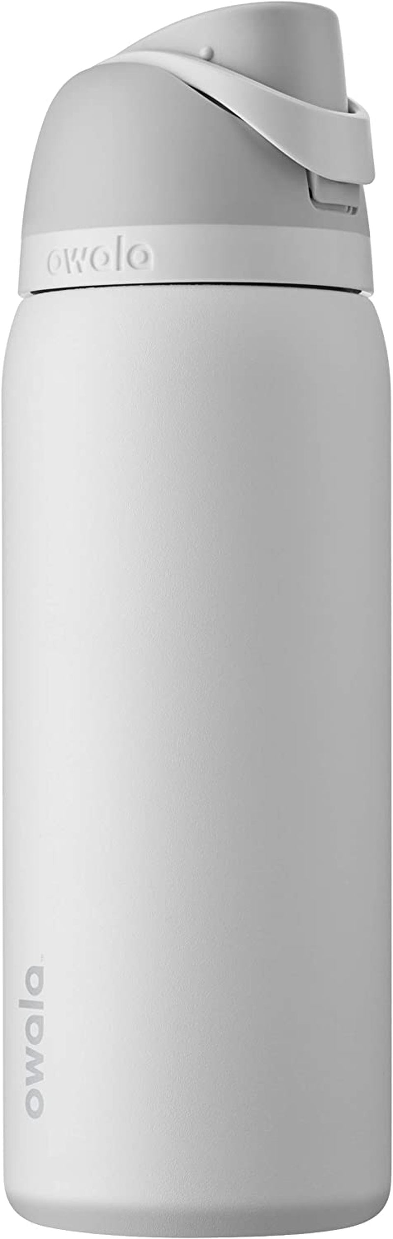 Freesip 24 Oz Insulated Stainless Steel Water Bottle with Straw - BPA-Free Sports Bottle for Travel in Denim