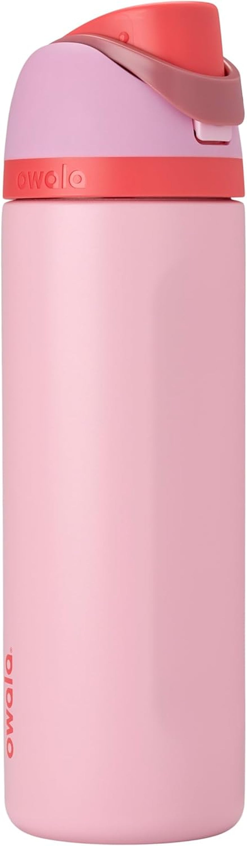 Freesip 24 Oz Insulated Stainless Steel Water Bottle with Straw - BPA-Free Sports Bottle for Travel in Denim