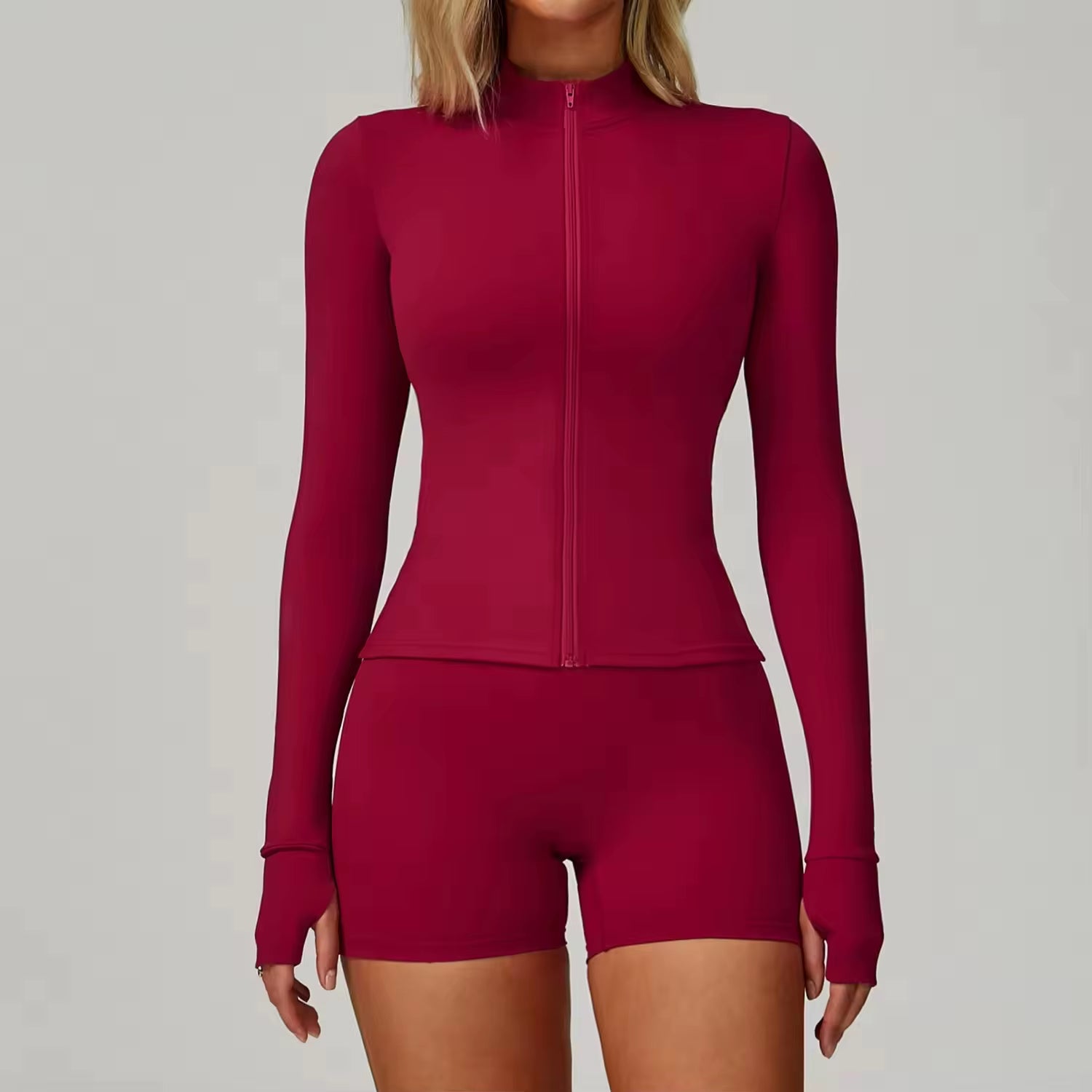 PASUXI Wholesale Fitness 3 Piece Women Gym Yoga Wear Set Workout Seamless Long Sleeve Sports Suit Yoga Set