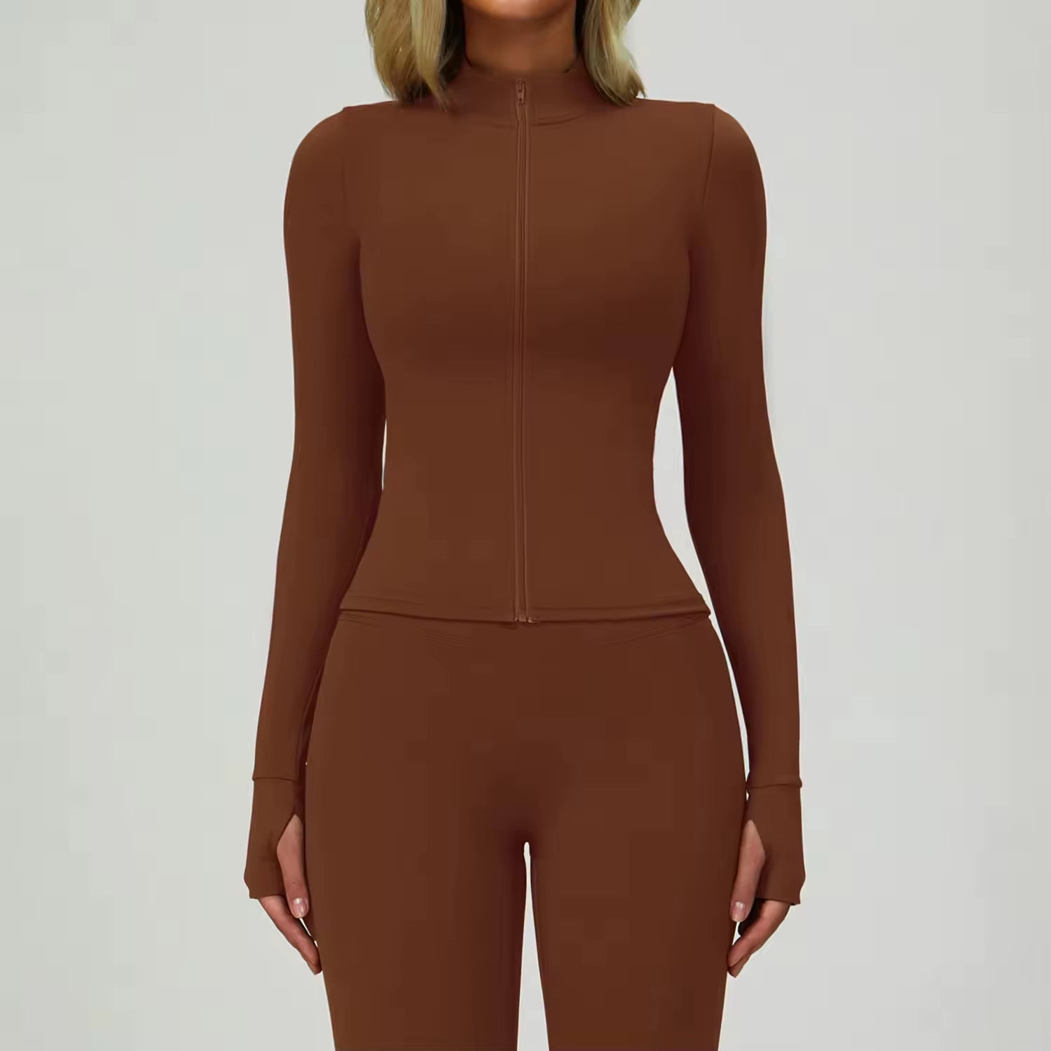 PASUXI Wholesale Fitness 3 Piece Women Gym Yoga Wear Set Workout Seamless Long Sleeve Sports Suit Yoga Set