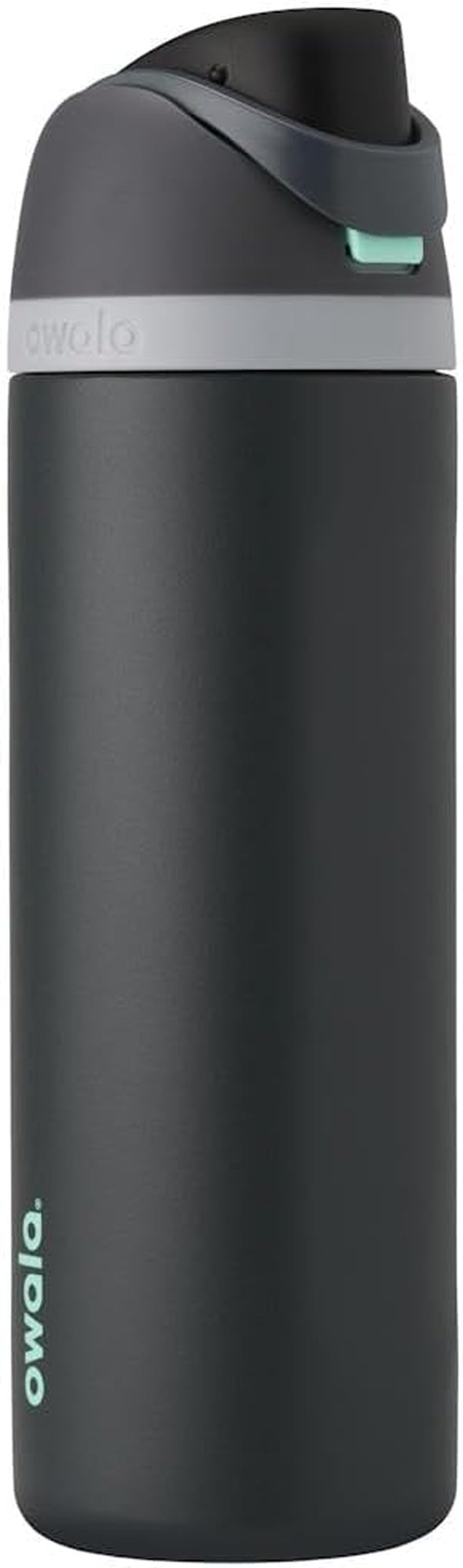 Freesip 24 Oz Insulated Stainless Steel Water Bottle with Straw - BPA-Free Sports Bottle for Travel in Denim